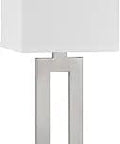 Dope Metal Desk Lamp With USB Ports And Power Outlets, Slim Brushed Steel Frame, Weighted Base, Modern Task Light for Home Office