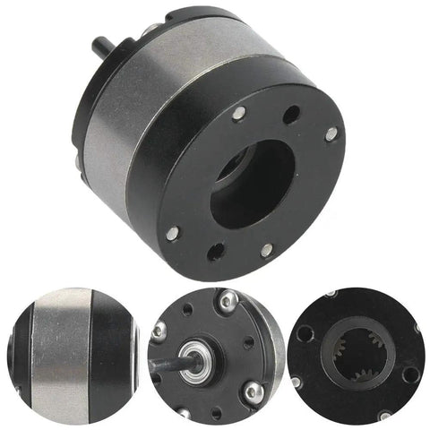 Beefy Planetary Gear Reducer For 540 RC Motors, High Performance 1/3 Reduction, detailed view of metal gears and casing
