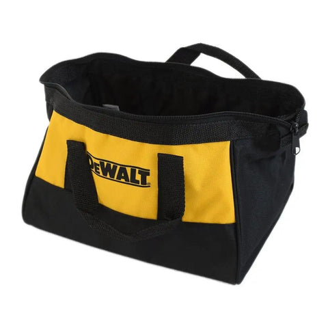 Ballistic Nylon Mini Tool Bag 12 By 9 By 7 Inch Carry Case For Tools And Accessories Black And Yellow Heavy Duty