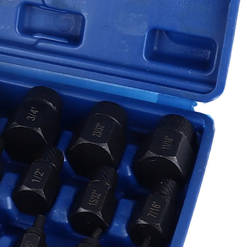 25 Piece Screw Extractor Set With Alloy Steel Remover Tools For Damaged Hex Head And Stripped Screws Quick Grip Broken Screw