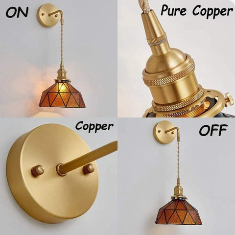 Battery Powered Wall Sconce Set Of 2 With Remote No Wiring Needed Wireless Indoor Lights Featuring Dope Blue Glass Shade