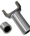 Dead Nuts Accurate Drive Shaft Slip Yoke Replacement For Gm Th Turbohydromatic And 4L80E Transmissions close-up view, steel, 32 spline, 5.500 inches long.