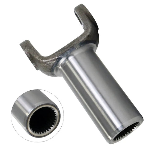 Dead Nuts Accurate Drive Shaft Slip Yoke Replacement For Gm Th Turbohydromatic And 4L80E Transmissions close-up view, steel, 32 spline, 5.500 inches long.