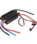 Beefed Up Brushless ESC 50A Water Cooled Bidirectional Electronic Speed Controller with multiple colored wires.