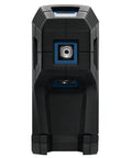 Front view of Green Beam Self Leveling Alignment Laser With Plumb And Level Points, 90 Degree And Grade Projection, Visimax Battery Saver