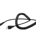 Heavy Duty Electric Pallet Jack Charger Cable Replacement Harness for Big Joe E25 EZ30 E30 D40, coiled black power cord