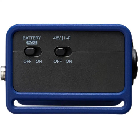 Back panel of AMS-44 USB Audio Interface For Musicians And Podcasters With Four Inputs And Four Outputs Loopback Direct Monitoring