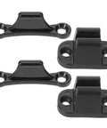 Heavy Duty Black Nylon Rv Door Latch Kit With Secure Catch And Easy Install For Camper Trailer Entry Stopper, black latch pieces.