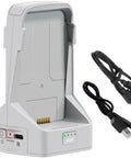 Dual Slot Drone Charging Hub For Two Way Charging And Power Bank Compatible Dual Battery Station with USB cables