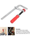 Adjustable Aluminum F Clamp For Woodworking With Poplar Handle Built Tough Heavy Duty Non Slip Grip Large Clamping Power