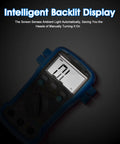 Beefy 4000-Count Auto-Ranging Digital Multimeter Kit with intelligent backlit display showing voltage reading