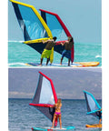 Inflatable Wing Foil And Sail For Wind Wing Foiling, Kitesurfing, Windsurfing, Surfing And Water Play, 4.2 Square Meter Large Wing