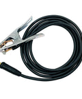 Heavy Duty 200A Ground Clamp With Thick Rubber Insulation And Firm Grip Handle For Safe Welding Jobs provides secure connection.