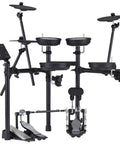 Compact Electronic Drum Kit With Dual-Ply Mesh Pads For A Realistic Feel And Expressive Play, Bluetooth Audio and MIDI