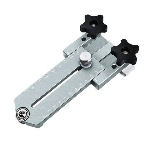 Ultra Thin Ripping Jig For Table Saw And Router Band Saw Aluminum Alloy Woodworking Guide With Inch Scale Fits T Tracks And Miter Slots