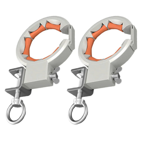 65mm Opening Industrial Bridge Cable Guide Pulley With Smooth Roller And 330 Degree Adjustable Clamp For Wiring Construction And Electrical Installations Worksite Ready Pro Grade Heavy Duty Corrosion Resistant Cable Pulley System, 2-pack