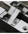 Close-up of Level Up Your Cabinetry with This Heavy Duty 3D Adjustable Invisible Hinge crafted from Tough As Nails SUS 304 Stainless Steel.