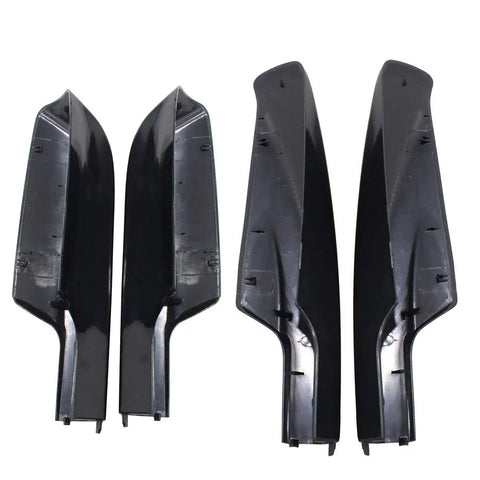 Black Roof Rail End Cap Protector For 2001 2007 Toyota Highlander Luggage Rack Cover Shell Trim Durable Shield For SUV Cargo Rails Easy Install Replacement Part.