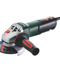 German Engineered 4 And 1 Half Inch To 5 Inch Angle Grinder With 11 Amp Power 11,000 RPM Non Locking Paddle Switch WP 11-125