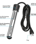 Built Badass Kickin Up The Heat Fast This Plug And Play 2000 Watt Immersion Water Heater with metal guard and power cord.