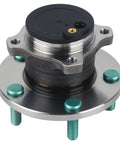 Close-up of Rear Wheel Bearing And Hub Assembly 5 Lug With ABS Replacement For Mazda 3 2004 2013 Mazda 3 Sport 2009 2013 And Mazda 5 2006 2017 Rear Left Right 4 Wheel ABS