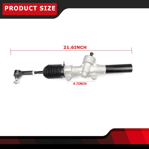 Steering Gear Box Assembly for TXT MPT Golf Cart Fits Gas and Electric 2001 and Up Replaces 70964 G01 dimensions shown