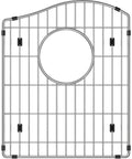 Stainless Steel Bottom Grid For Sink Bowls Custom Fit For Elkay Sinks Twelve And A Quarter By Fifteen And One Sixteenth By One And A Quarter Inches Corrosion Resistant With Protective Feet To Shield Your Sink Bottom, top view