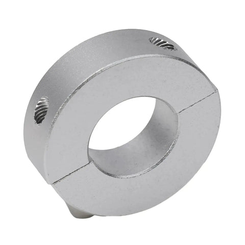 Heavy Duty Double Split Shaft Collar Clamp 13mm To 30mm Aluminum Alloy Fixed Ring Zinc Plated Black Oxide Super Strong Hold Rock Solid Grip Low Axial Load Versatile Industrial Machine Parts Secure Fit 15mm Inner Diameter One Piece Deal, 15mm aluminum split shaft collar clamp