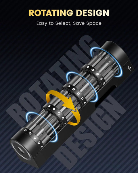 Rotating design of 51 In 1 Electric Screwdriver Set Portable Mini Rechargeable Cordless Precision Screwdriver With LED Light