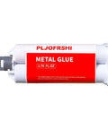 Heavy Duty Metal Epoxy Glue for Cars and Plastics, 1.76 Oz syringe, suitable for automotive repairs, bonds metals and plastics.