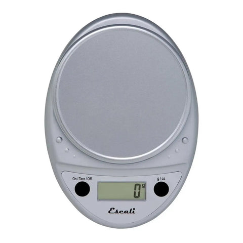 Top view of Primo Digital Food Scale For Precise Weighin, Portion Control, And Baking Prep, easy two button sealed panel, chrome finish.