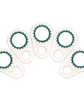 AC System Compressor Gasket Seal Kit 60 Piece Port Seal Washer Set for Air Conditioning Repair components laid out in pattern