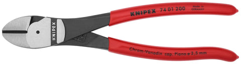 Three Piece Pro Pliers Set With High Leverage Diagonal Cutter Lineman Pliers And Needle Nose Pliers For Electricians And Diy Pros Heavy Duty Precision Tools featuring an 8-inch diagonal cutter with red handles