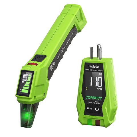 All In One Circuit Breaker Finder With Outlet Tester And GFCI Detector, Quick Voltage Check From 90 To 135V, Pro Grade Electrical Tracer