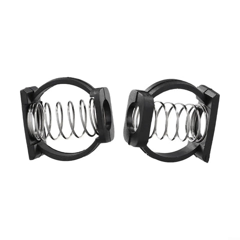 Heavy Duty Girftong Hinge Clamp Spring C Buckle For Brompton Folding Bike Stainless Steel Frame Upgrade Kit Secure Fit Easy Install Black Replacement Parts That Slaps, black spring clamps
