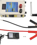 Hella Durable Hand Crank Generator, Portable 15600mAh Power Station For Emergency Backup with charging leads and handle.