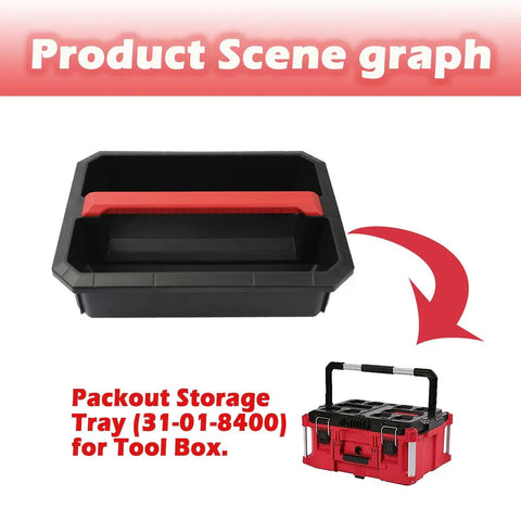 Premium 22 Inch Packout Tool Tray Compatible With Milwaukee Tool Boxes - Hella Durable Replacement Rack That Keeps Your Rig Fully Stocked For Weekend DIY Projects