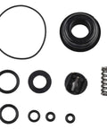 Heavy Duty Pneumatic Nailer Seal Kit For F30 T50 T64 P625 Air Stapler Repair, includes rubber seals and metal fittings.