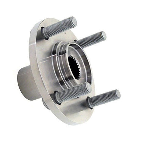 4 Pcs Front Wheel Bearing And Hub Assembly Replacement For Mitsubishi Lancer ES 2.0L And Mirage DE LS 1.8L 1.5L 2000 2001 2002 2003 2004 2005 Direct Fit Plug And Play Kit Include 2 Bearings For Easy Install And Long Lasting Performance, close-up view of hub assembly part