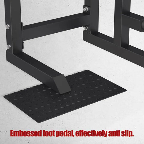 Standing Leg Curl Machine For Home Gym Lower Body Strength Training Gear with embossed anti-slip foot pedal.
