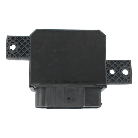 Fuel Pump Control Module Replacement For Chevy Malibu Traverse Blazer Camaro Trax GMC Acadia Cadillac XT5 XT6 Buick Encore Enclave 2018 To 2023 Plug And Play With Easy Install, black plastic component, top view.