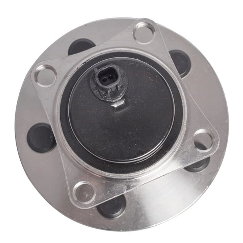 Top view of Rear Wheel Bearing And Hub Assembly For Pontiac Vibe Toyota Matrix And Corolla 5 Stud Hub With ABS Sensor