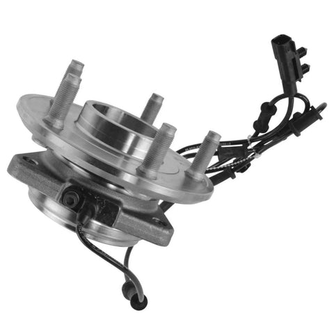 Beefed Up Front Wheel Bearing Hub Assembly For Jeep Wrangler 2011 2012 2013 2014 2015 2016 2017 And 2018 Wrangler JK With 5 Lug ABS Sensor Wire And Triangular Flange Front Left Or Right Replacement