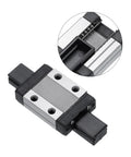 MGN9C Bearing Steel Carriage Block With Plastic Anti Fall Strip For 9mm Linear Motion Slide Rail Guide Black Durable Carriage