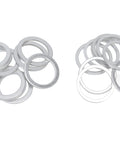 470 Piece Aluminum Alloy Sealing Washer Kit For Auto And Home Use With Rust Resistant Round Flat Washers Set And 18 Standard Sizes.
