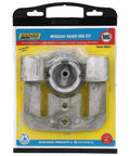 Anode Kit For Mercruiser Bravo One Outboard Magnesium Cadmium Free Fresh Water Use With Top Vent Plate Anode And Skeg Replacement Eco Friendly MilSpec A21412SH Compliant displayed in packaging