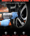 Four Piece Chrome Mag Style Lug Nuts 12x1.5 For Toyota Tacoma 4Runner SR5 TRD Off Road Limited And Lexus installation