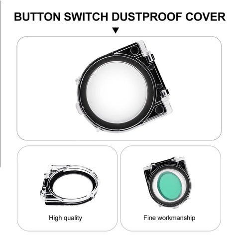 Elevator Button Cover 4 Pack Dustproof Safety Push Button Caps for Washing Machine and Elevator Switches Kid Proof Waterproof and Oil Resistant Durable Clear Plastic Protector Shields
