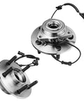 Front Wheel Bearing Hubs For 2006-2009 Dodge Ram 1500 With 4 Wheel ABS, 5 Lug, Crew Cab Or Standard Cab, Front Hub Assembly Replacement Kit Includes 2 Hubs