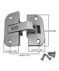 Self Closing Stainless Steel Door Hinge With Reversible Zinc Alloy Pie Cut Corner Concealed Heavy Duty Adjustable Connector